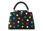 Louis Vuitton X Yayoi Kusama Capucines Mm Black For Cheap