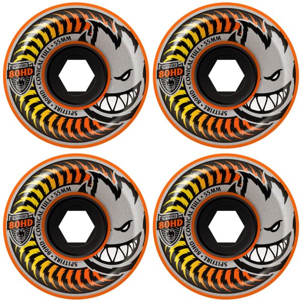 Spitfire - 80HD Fade Orange Conical Full (Cruiser Wheel) on Sale