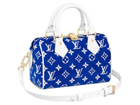 Louis Vuitton Speedy Bandouliere 20 Blue Fashion