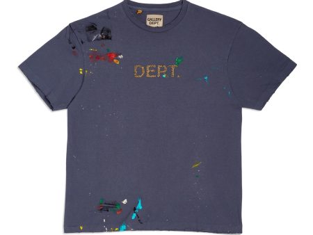 GALLERY DEPT - DEPT LOGO HAND PAINTED S S TEE - AUTHENTIC -NEW WITH TAGS For Sale