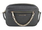 Michael Kors Jet Set Chain Crossbody Bag Large Black Gold Online Sale