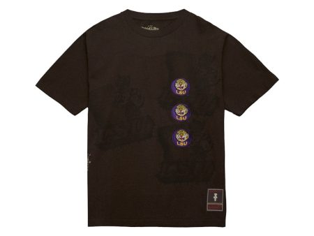 Travis Scott X Mitchell & Ness Lsu Tigers Seal T-Shirt Brown Online Hot Sale