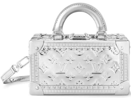 Louis Vuitton Valisette Tresor Silver Cheap