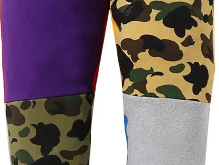 BAPE 1ST CAMO CRAZY SWEAT PANTS - AUTHENTIC -NEW WITH TAGS on Sale