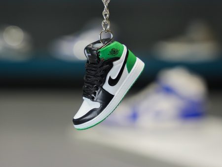 3D Sneaker Keychain AJ1 High Lucky Green For Discount