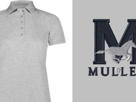 LADIES HOLLOWAY  POLO GRAY For Sale