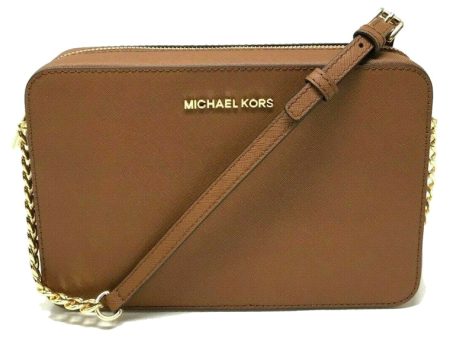 Michael Kors Jet Set East West Crossbody Bag Large Brown on Sale