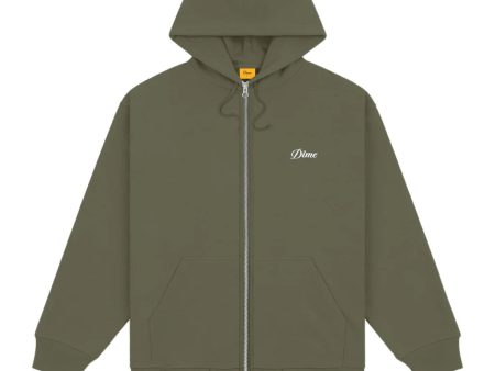 Dime - Cursive Zip Hoodie Supply