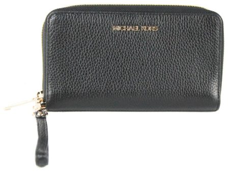 Michael Kors Jet Set Phone Wristlet Wallet Large Black Sale