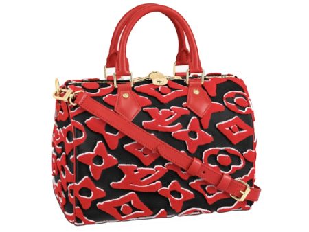 Louis Vuitton X Uf Speedy Bandouliere 25 Red Sale