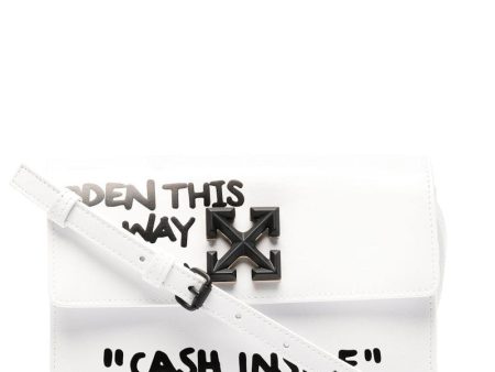 Off-White  Cash Inside  Ss22 Jitney Bag White Black Online Sale