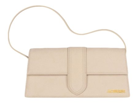 Jacquemus Le Bambino Long Flap Shoulder Bag Dark Beige Online Hot Sale