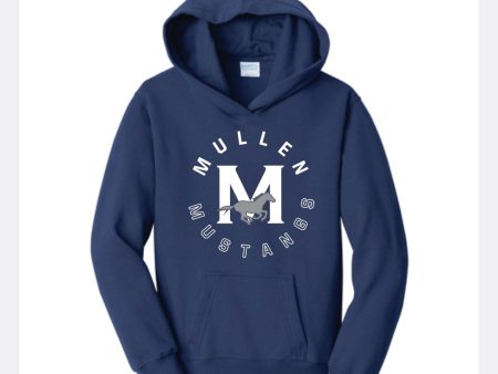 Kids Hoodie Navy Port & Company Discount