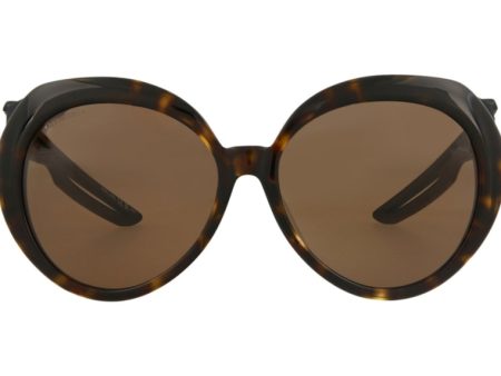 Balenciaga Oval-Frame Acetate Sunglasses Havana Black Brown Online Sale