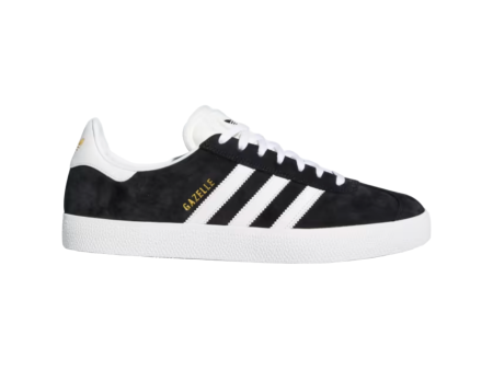 Adidas - Gazelle ADV (Core Black Cloud White Gold Metallic) For Cheap