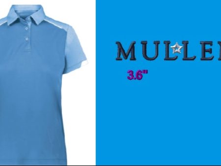 LADIES RUSSEL POLO LIGHT BLUE For Cheap