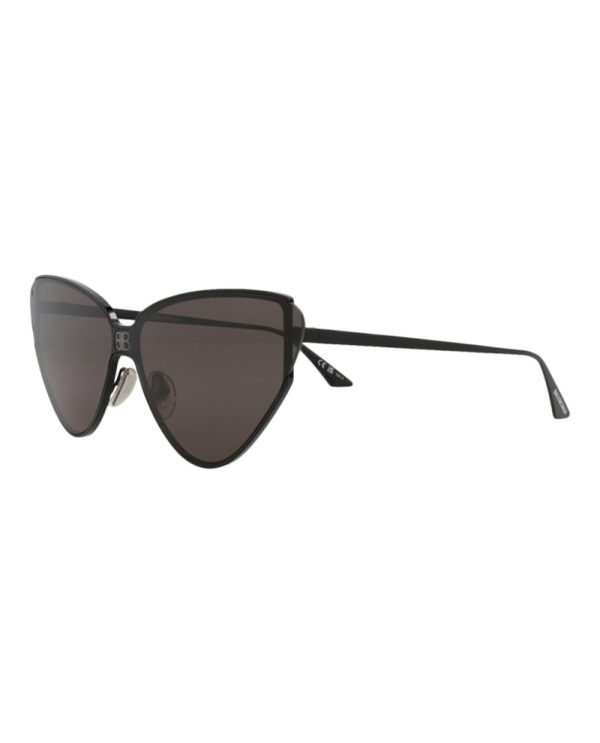 Balenciaga Cat Eye Sunglasses Black Black Grey For Cheap