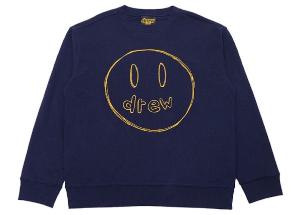 Drew House Sketch Mascot Crewneck Navy Sale