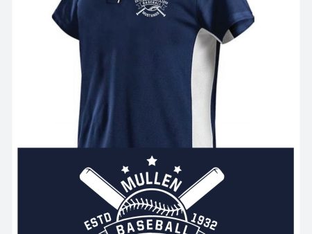 Baseball Two Button Navy Tee Online Sale