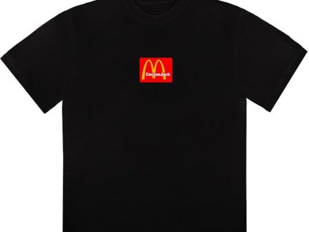 Travis Scott X Mcdonald S Sesame Ii T-Shirt Black Red Online Hot Sale