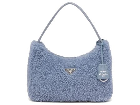 Prada Re-Edition 2000 Mini Bag Periwinkle Blue For Sale