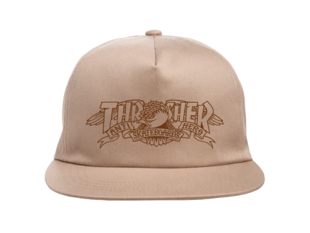 Thrasher x AntiHero - Mag Banner Snapback on Sale