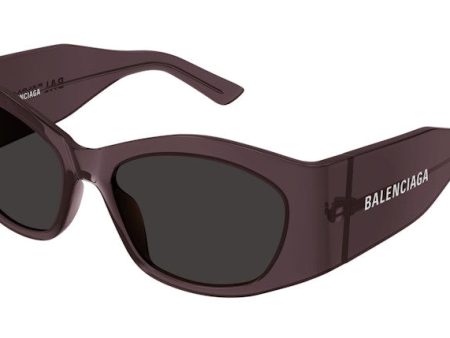 Balenciaga Cat Eye Sunglasses Brown Grey Sale