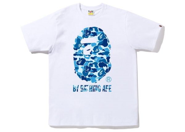 Bape Abc Camo By Bathing Ape Tee White Blue For Discount