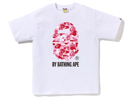 Bape Abc Camo By Bathing Ape Tee White Pink For Cheap