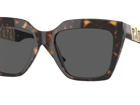 Versace Square Sunglasses Tortise on Sale