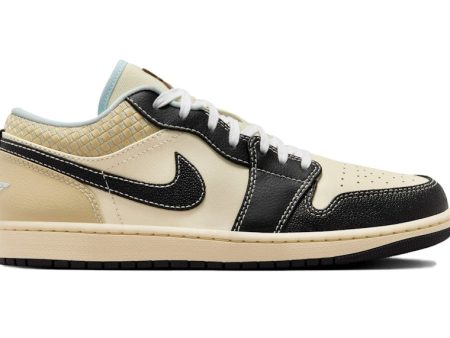 Air Jordan 1 Low Se Coconut Milk Black Muslin Cheap