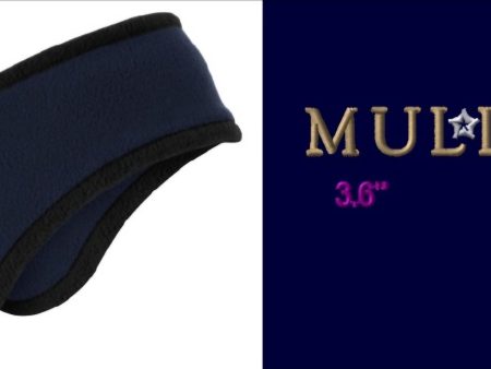 Fleece Navy & Black Headband on Sale