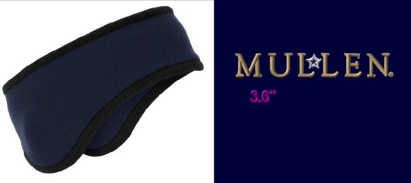 Fleece Navy & Black Headband on Sale