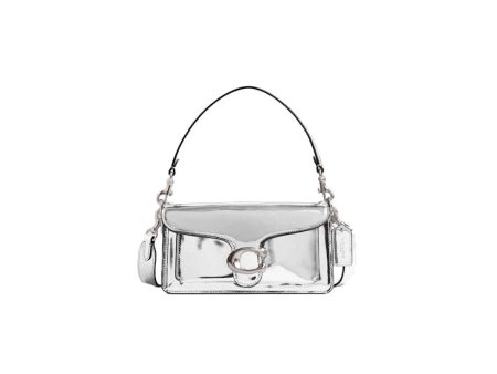 Coach Tabby Shoulder Bag 20 Silver Silver For Sale