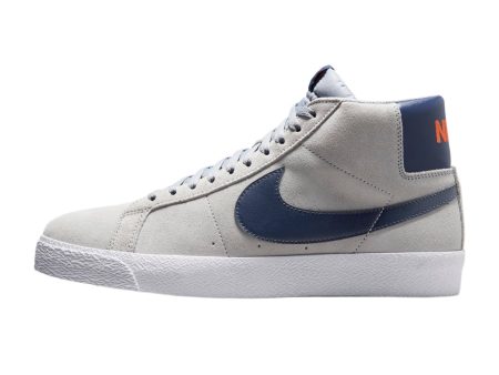 Nike SB - Blazer Mid ( Wolf Grey Midnight Navy) on Sale