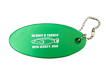 NJ - Bait & Tackle Floating Foam Keychain Fashion