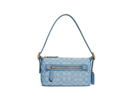 Coach Demi Bag In Signature Jacquard Brass Lake For Discount