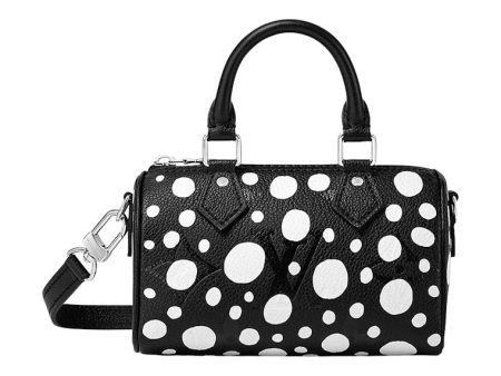 Louis Vuitton X Yayoi Kusama Nano Speedy Black White Online Hot Sale