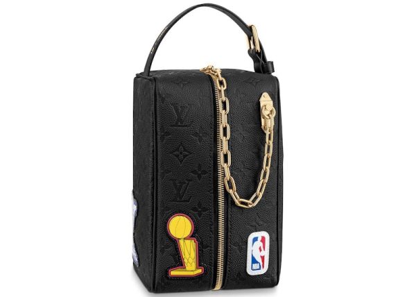 Louis Vuitton X Nba Hero Jacket Leather Cloackroom Dopp Kit Monogram Black on Sale