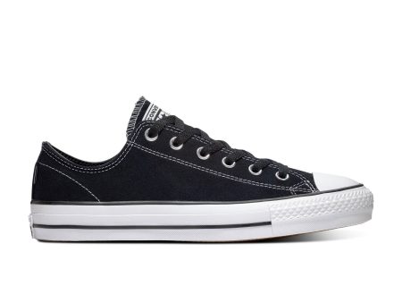 Converse CONS - CTAS Pro OX Suede (Black Black White) Online Sale