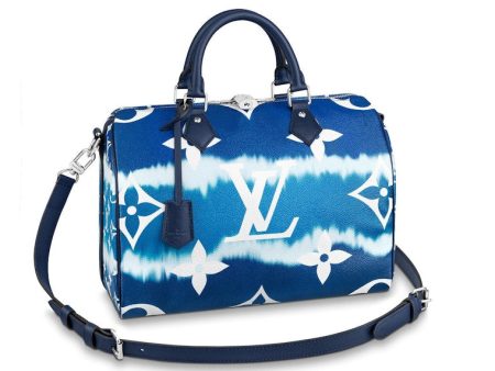 Louis Vuitton Speedy Bandouliere Lv Escale 30 Bleu Discount