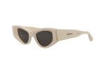 Balenciaga Cat Eye Sunglasses Beige Grey Hot on Sale