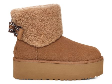 Ugg Classic Mini Maxi Curly Boot Chestnut (Women S) Online