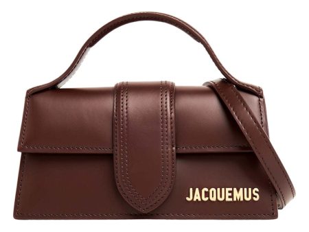 Jacquemus Le Bambino Mini Flap Bag Dark Brown Online now