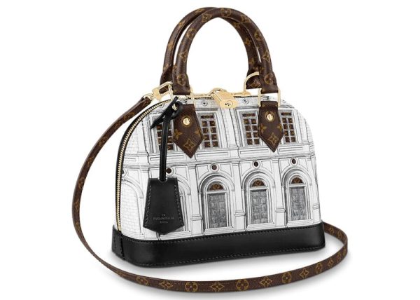 Louis Vuitton X Fornasetti Alma Bb Black White Online Hot Sale