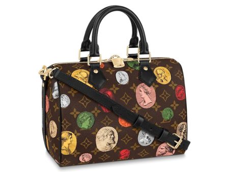 Louis Vuitton X Fornasetti Speedy Bandouliere 25 Monogram Cameo Brown Online now