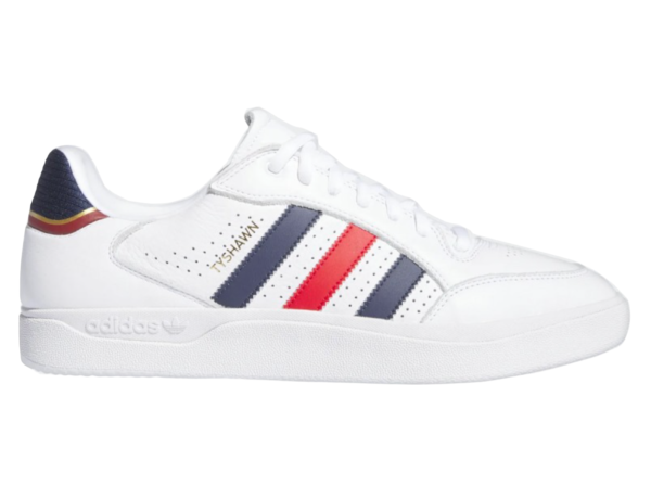 Adidas - Tyshawn Low (Footwear White Navy Red Metallic Gold) For Cheap