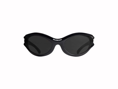 Balenciaga Dynamo Round Sunglasses Black Hot on Sale