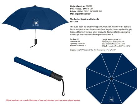 Folding Umbrella Navy Online