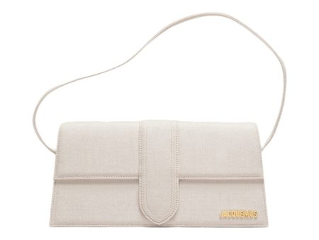 Jacquemus Le Bambino Long Flap Bag Light Greige Discount